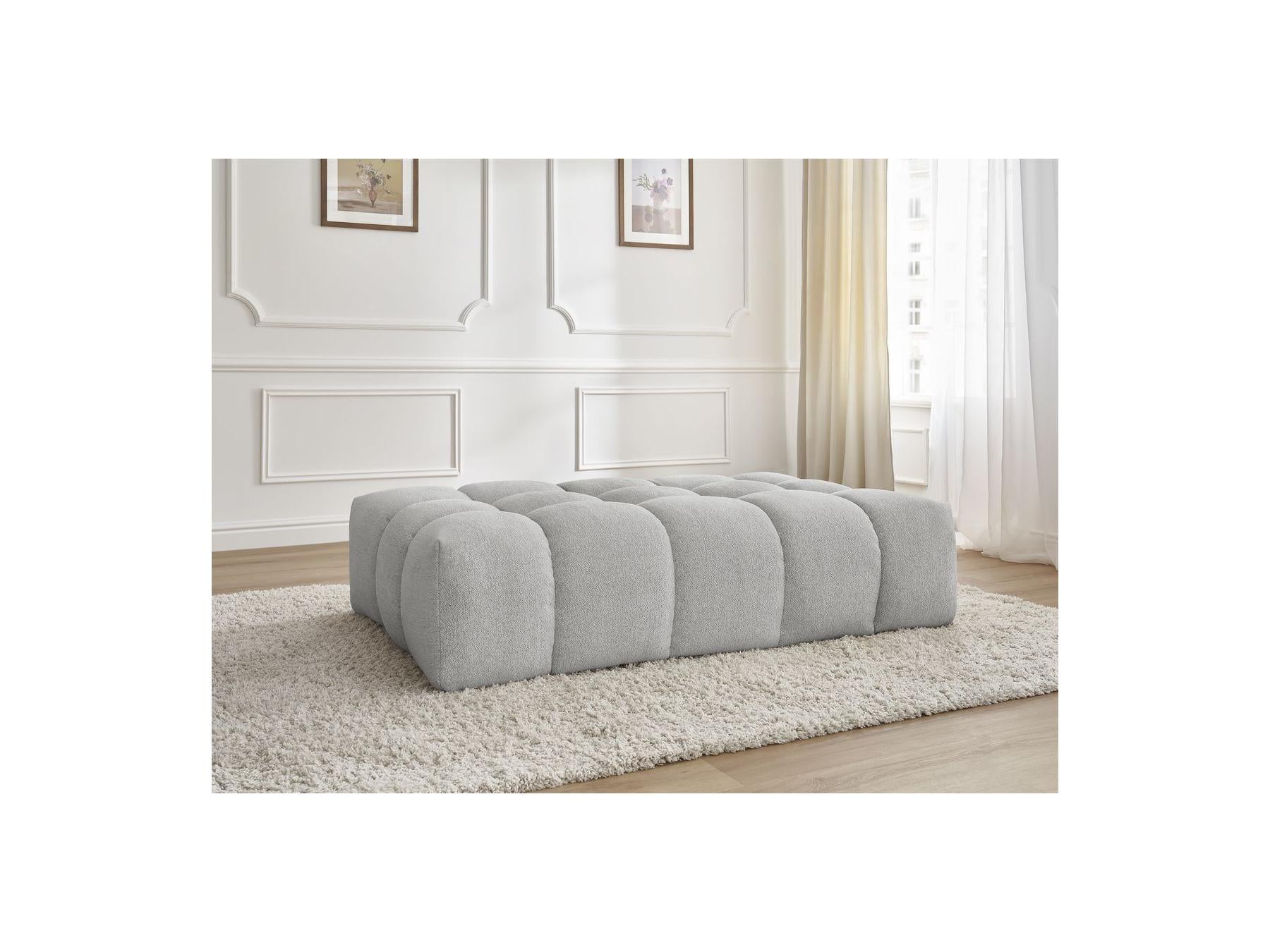 Everest - Pouf - Tissu Chiné