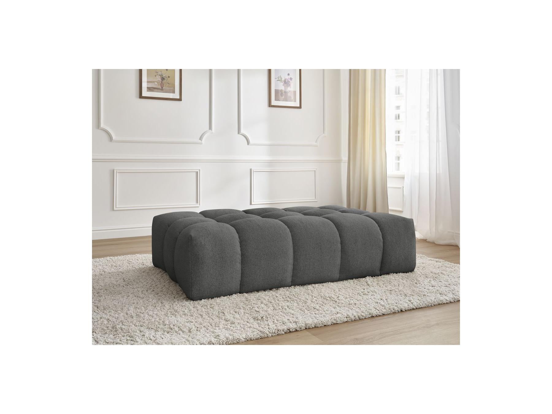 Everest - Pouf - Tissu Chiné