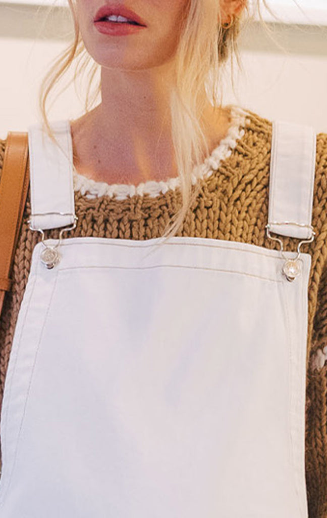 Salopette Manoa Denim Blanc