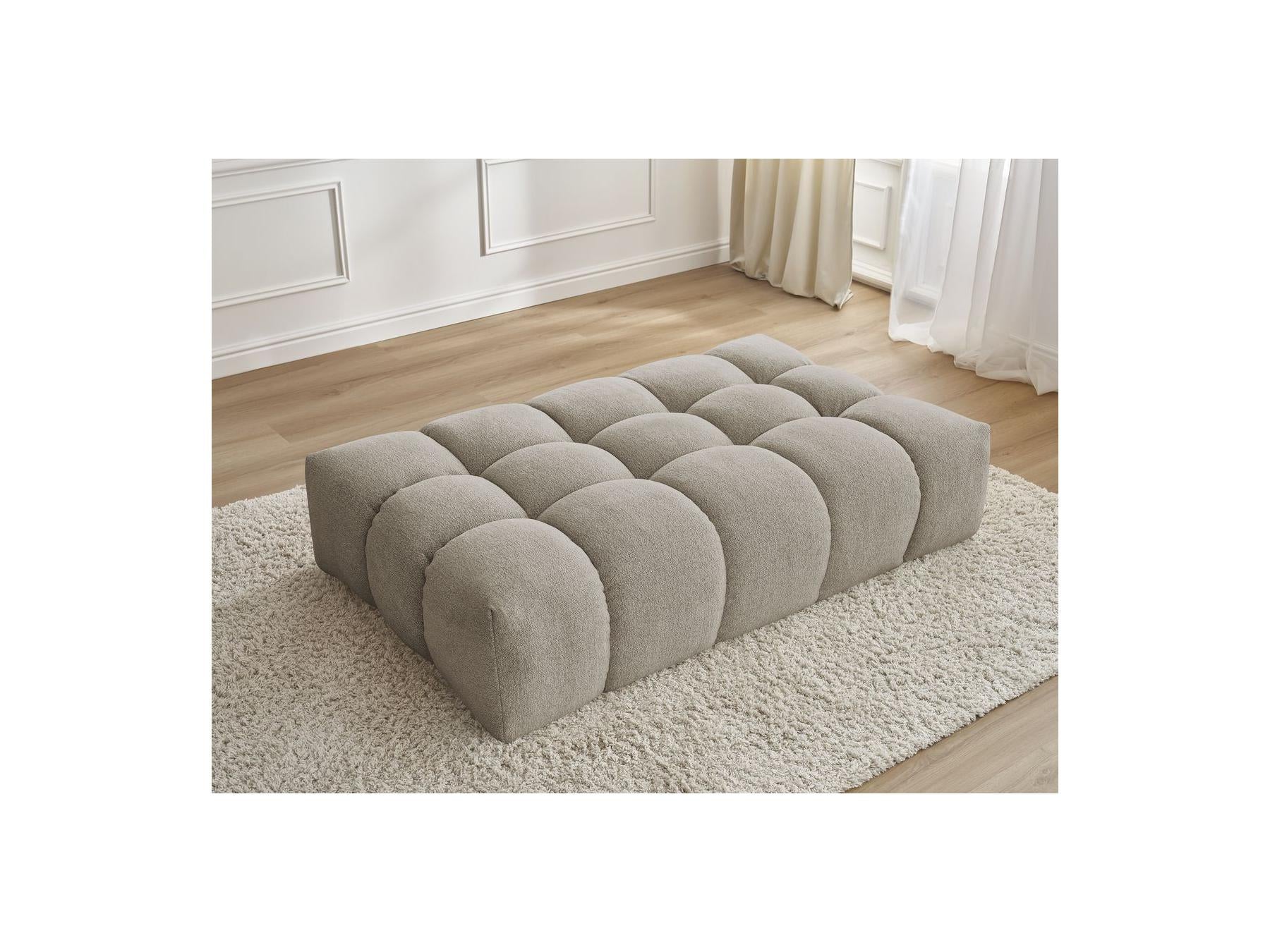 Everest - Pouf - Tissu Chiné