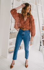 Blouse Violette Chama