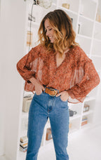 Blouse Violette Chama