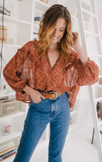 Blouse Violette Chama