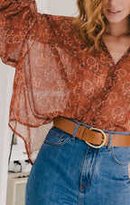 Blouse Violette Chama