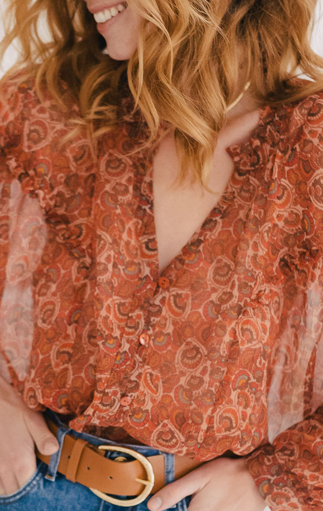 Blouse Violette Chama