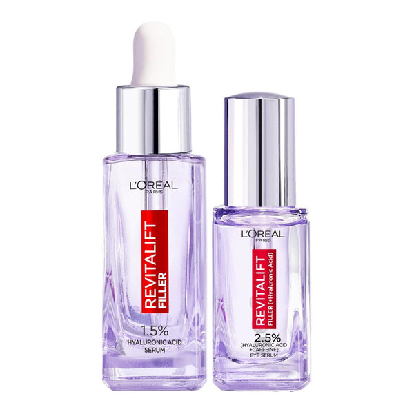 L'Oréal Paris - Routine Anti-Age Repulpante : Sérum Revitalift Filler Acide Hyaluronique Visage & Yeux