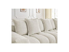 Everest - Canapé D'Angle Fixe - Tissu Chiné - Angle Droit - 10 Coussins