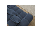 Everest - Canapé D'Angle Fixe - Tissu Chiné - Angle Droit - 10 Coussins