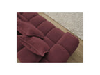 Everest - Canapé D'Angle Fixe - Tissu Chiné - Angle Droit - 10 Coussins