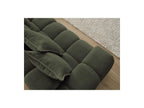 Everest - Canapé D'Angle Fixe - Tissu Chiné - Angle Droit - 10 Coussins