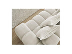 Everest - Canapé D'Angle Fixe - Tissu Chiné - Angle Gauche - 10 Coussins