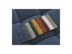 Everest - Canapé D'Angle Fixe - Tissu Chiné - Angle Gauche - 10 Coussins