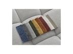 Everest - Canapé D'Angle Fixe - Tissu Chiné - Angle Gauche - 10 Coussins