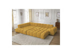 Everest - Canapé D'Angle Fixe - Tissu Chiné - Angle Gauche - 10 Coussins