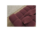 Everest - Canapé D'Angle Fixe - Tissu Chiné - Angle Gauche - 10 Coussins