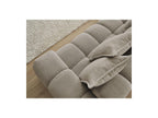 Everest - Canapé D'Angle Fixe - Tissu Chiné - Angle Gauche - 10 Coussins