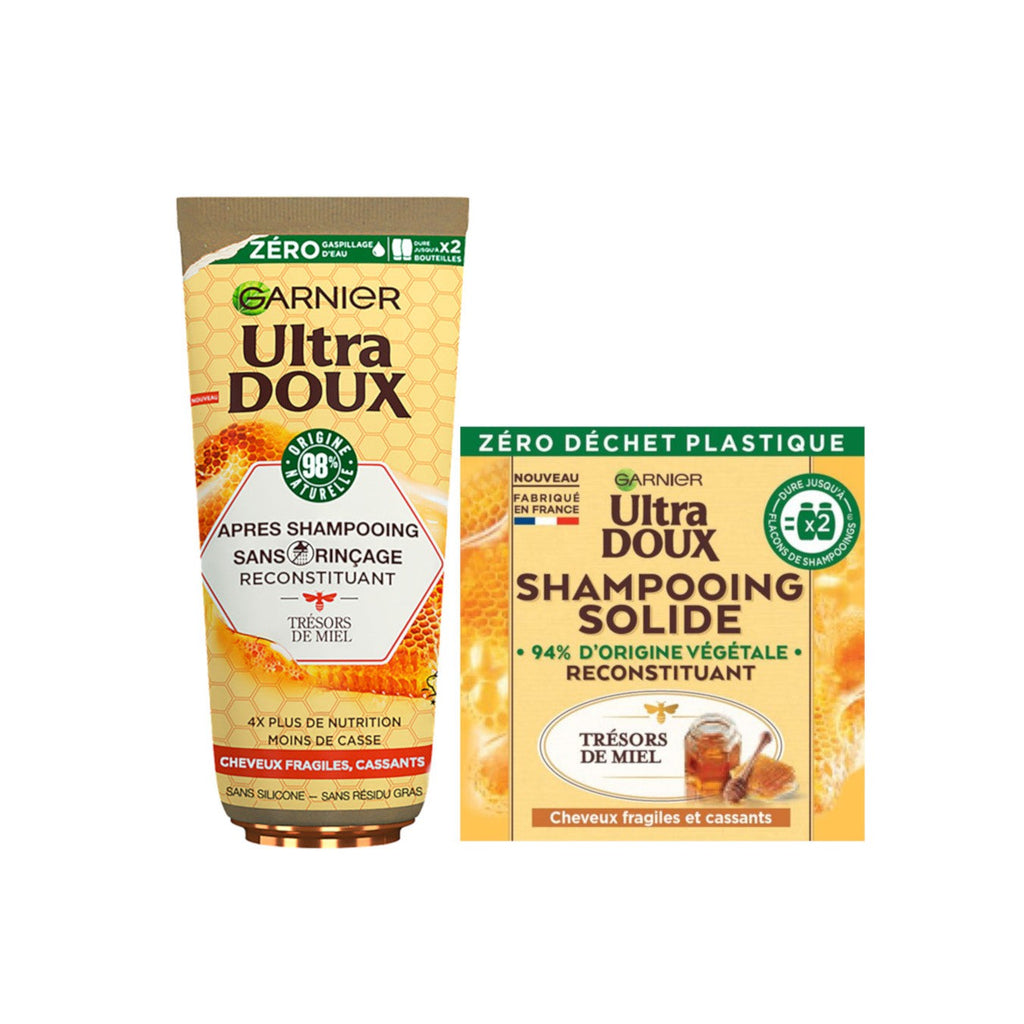 Ultra Doux - Routine Éco-Gestes Shampooing Solide & Après-Shampooing Sans Rinçage