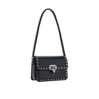 Valentino Garavani Rockstud Shoulder Bag - Black - Femme