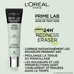 L'Oréal Paris - Base De Teint Prime Lab Redness Eraser
