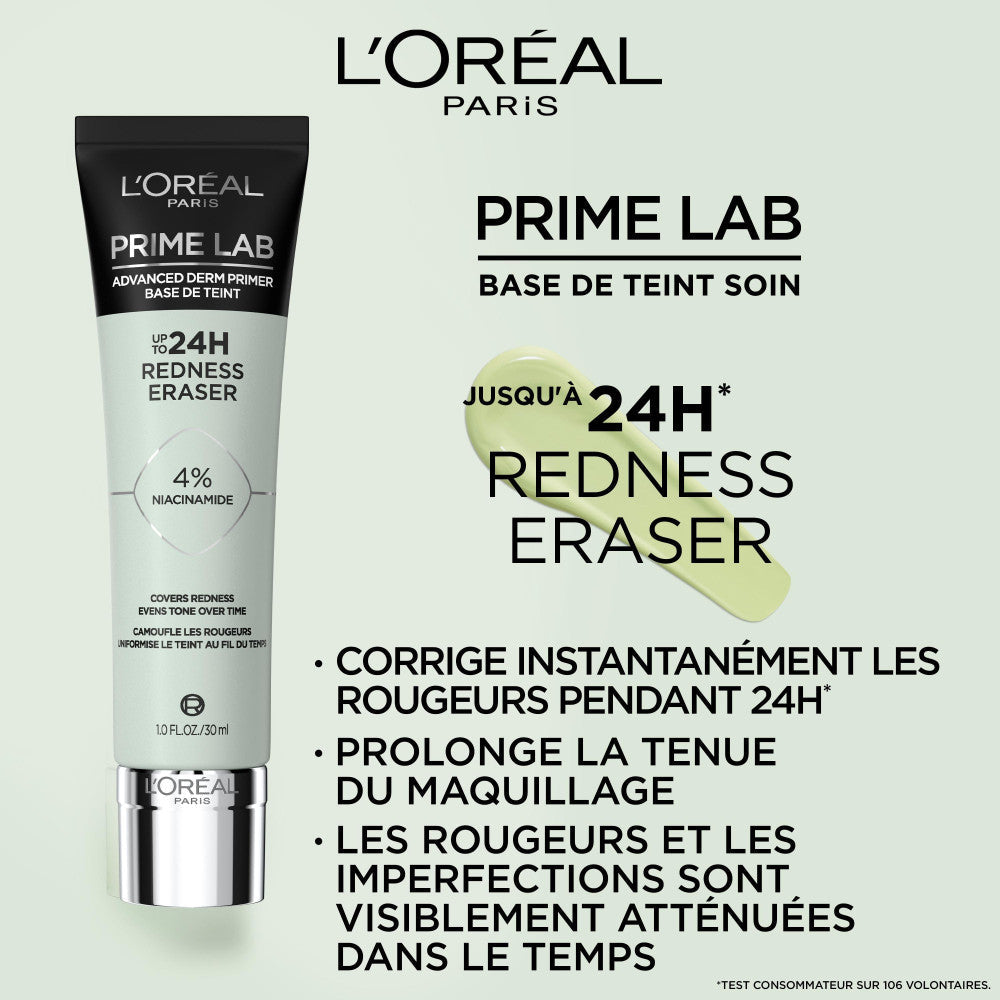 L'Oréal Paris - Base De Teint Prime Lab Redness Eraser