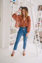 Blouse Violette Chama