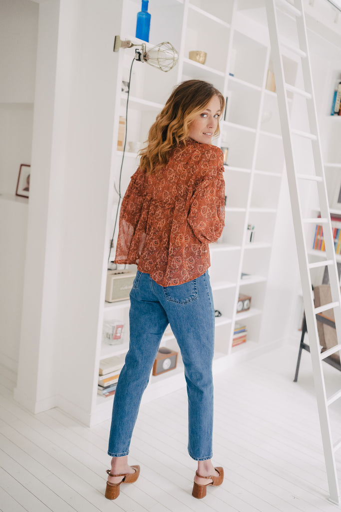 Blouse Violette Chama