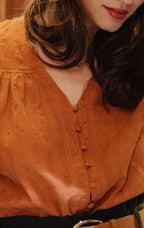 Blouse Alexia Pico Ocre