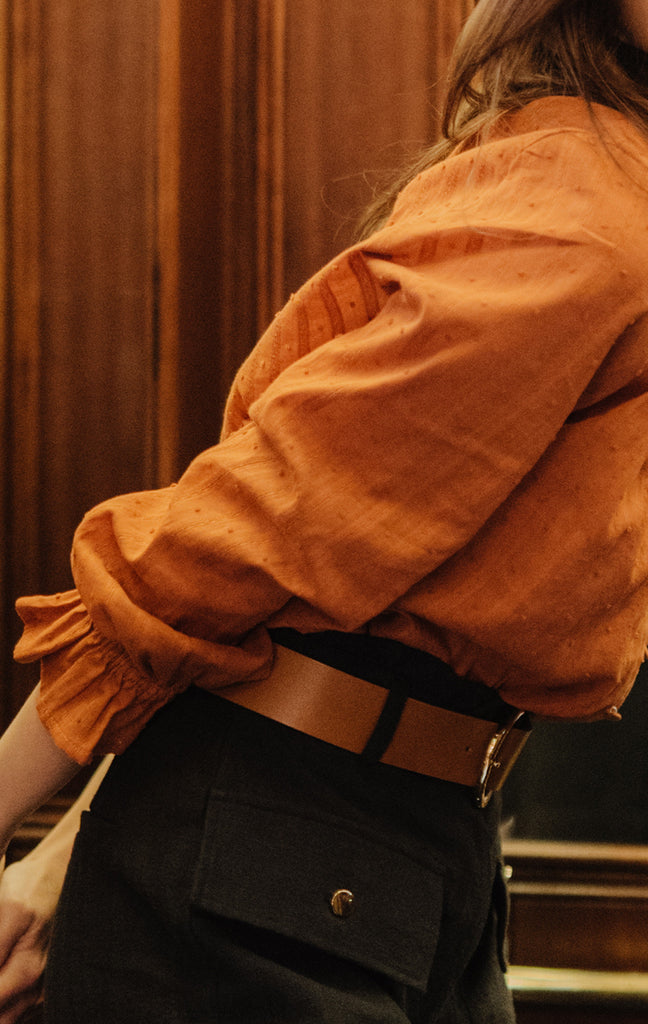 Blouse Alexia Pico Ocre