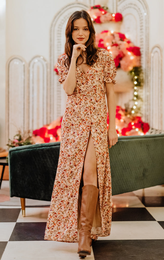 Robe Elania Bouquet Rosé