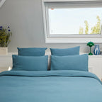 Draps Housse 100% Gaze De Coton - Bleu