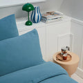 Draps Housse 100% Gaze De Coton - Bleu