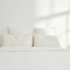 Housses De Couette 100% Gaze De Coton - Blanc