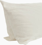 Taies D'Oreiller 100% Gaze De Coton - Blanc