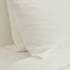 Draps Housse 100% Gaze De Coton - Blanc