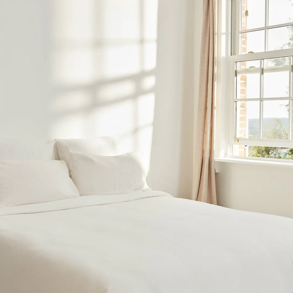 Housses De Couette 100% Gaze De Coton - Blanc