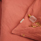 Draps Housse 100% Gaze De Coton - Rose