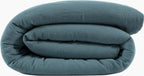Housses De Couette 100% Gaze De Coton - Bleu