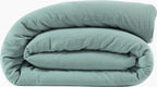 Housses De Couette 100% Gaze De Coton - Turquoise