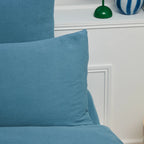 Draps Housse 100% Gaze De Coton - Bleu