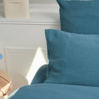 Draps Housse 100% Gaze De Coton - Bleu