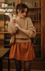 Robe Janette Pico Ocre