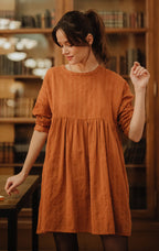 Robe Janette Pico Ocre