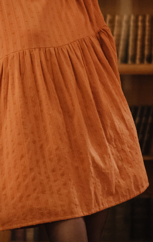 Robe Janette Pico Ocre