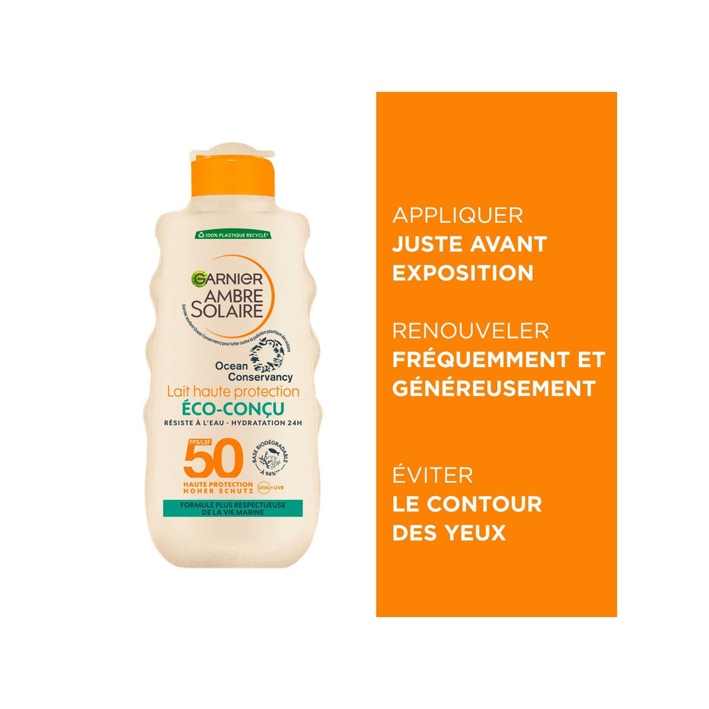 Ambre Solaire - Coffret Famille Responsable : Lait SPF50 + Lait KIDS SPF 50+