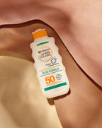 Ambre Solaire - Coffret Famille Responsable : Lait SPF50 + Lait KIDS SPF 50+