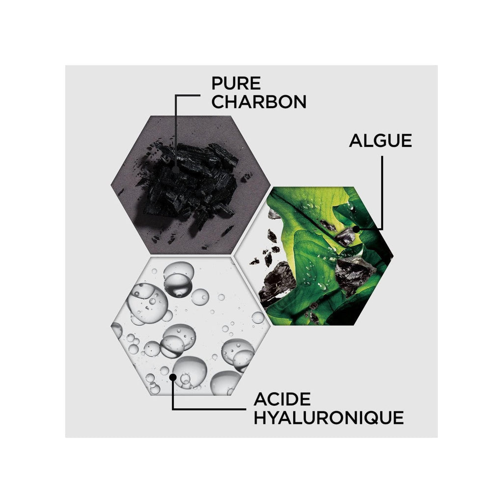 Coffret 5 Masques Tissu - Charbon Purifiant & Réducteur De Pores