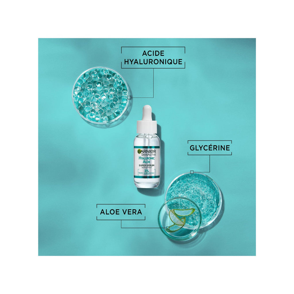 Routine Hydratante & Repulpante Enrichie En Acide Hyaluronique & Aloe Vera - Sérum Gel Repulpant Hyaluronic Aloe