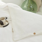 Housses De Couette 100% Gaze De Coton - Blanc