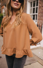 Blouse Sélya Camel