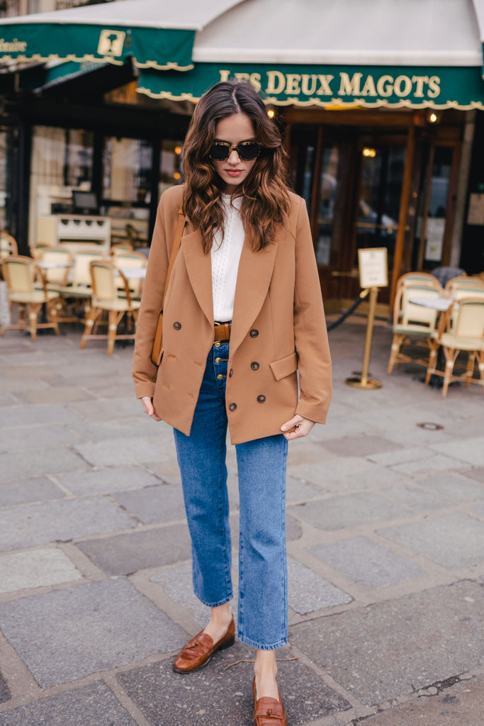Blouse Élise Blanc Coton